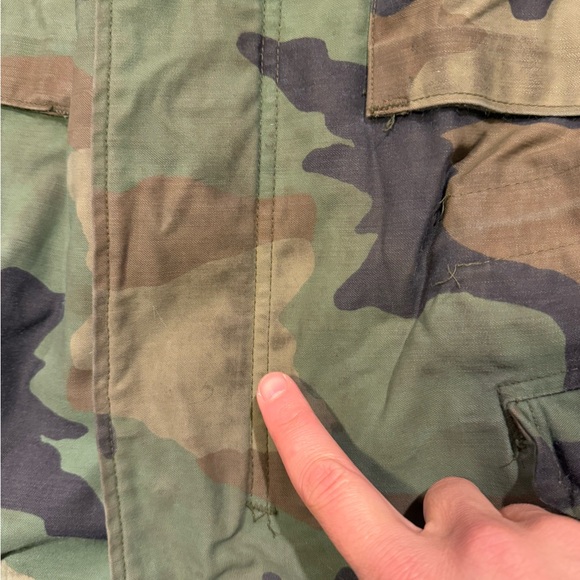 US Military M65 Woodland Camo Coat Small XShort Field Jacket Cold Weather Liner* - Picture 11 of 14